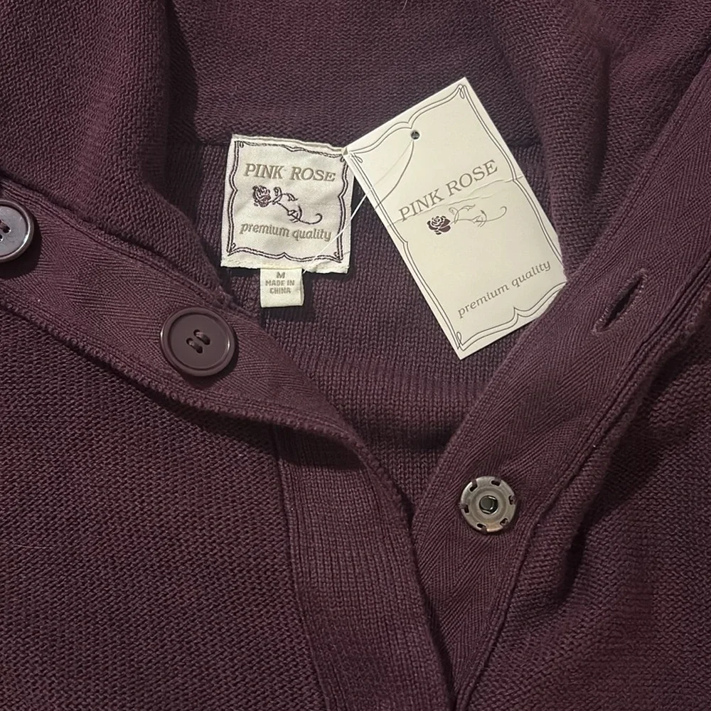 NWT Pink Rose Cardigan/Jacket Size M - Picture 15 of 16